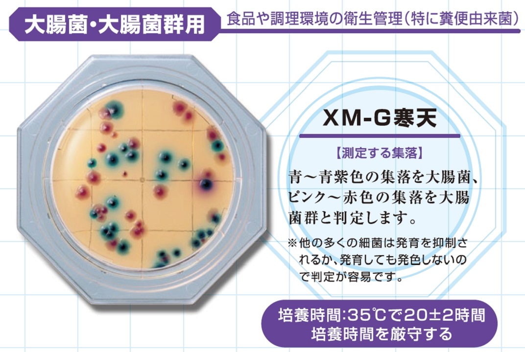 フードスタンプ® XM-G寒天(大腸菌・大腸菌群用) | 臨床診断薬分野 医療関係者向けサイト | 島津ダイアグノスティクス株式会社